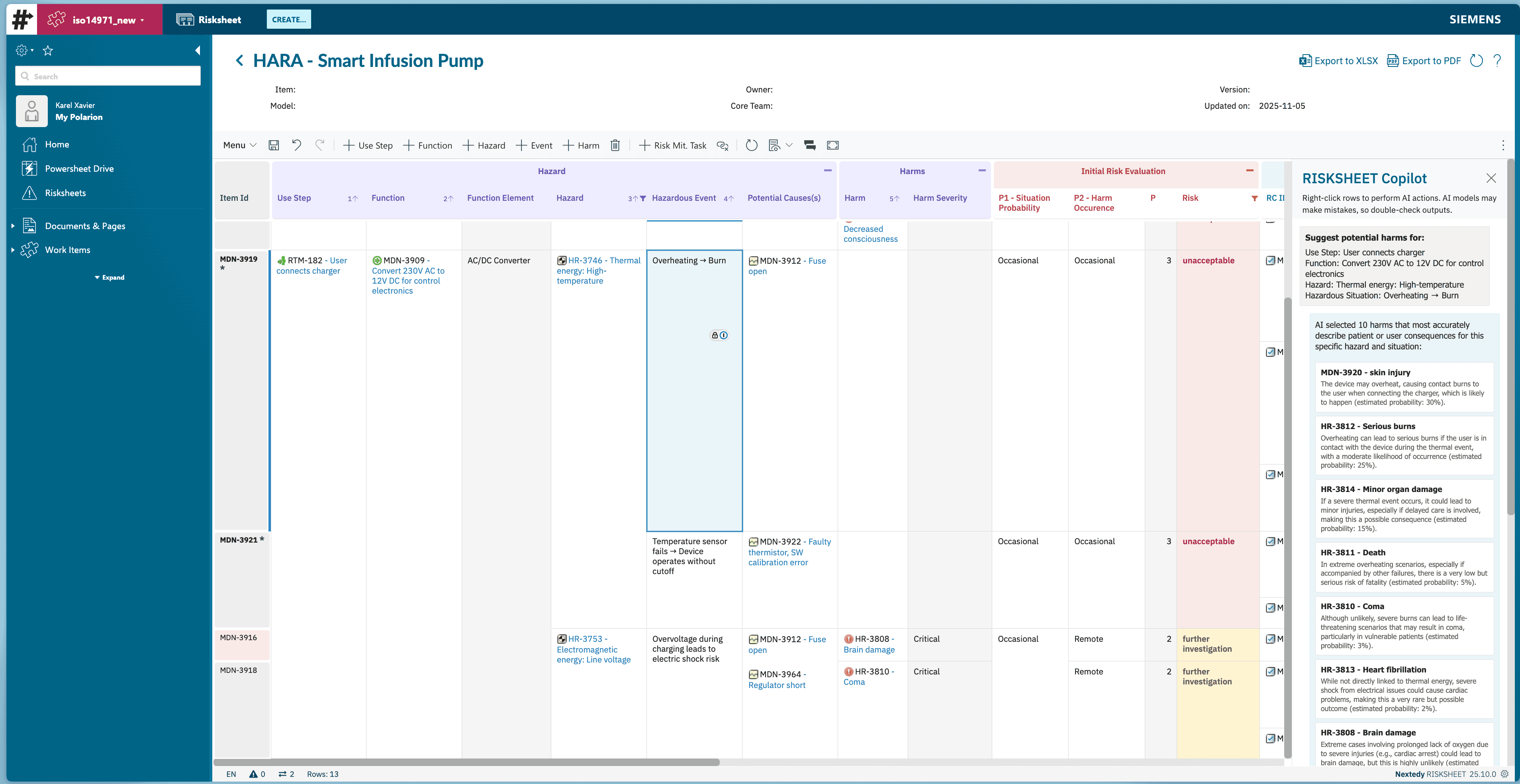 Risksheet AI Assistant screenshot 1