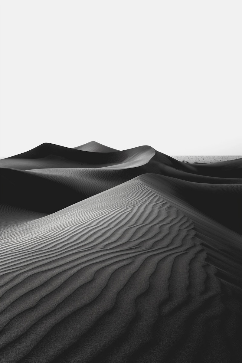 a person walking in the desert
