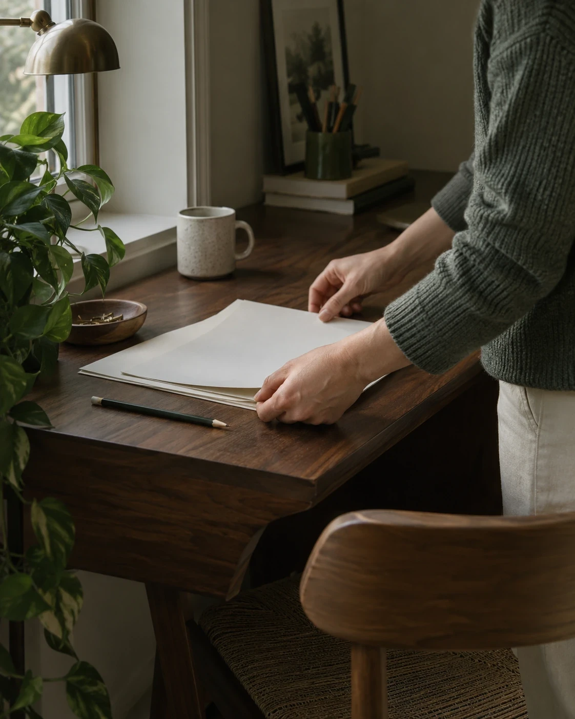 A calmer desk, without more clutter