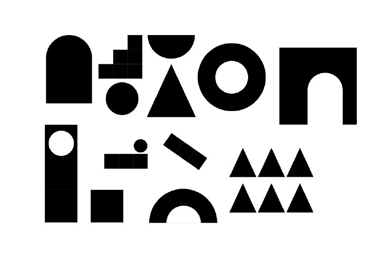 Visual language shapes