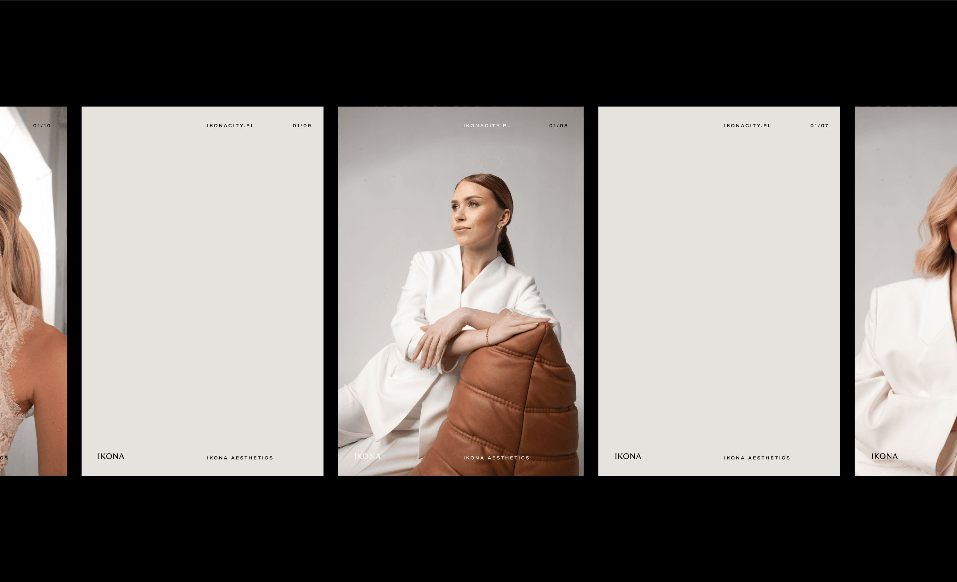 Refined typographic layout for brand communication