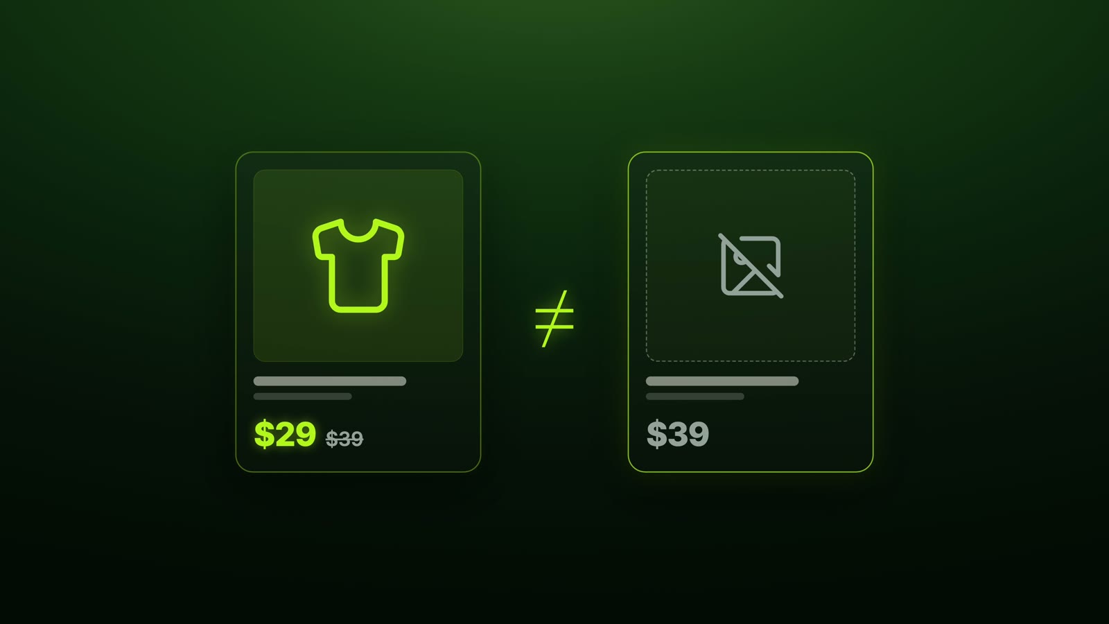 Two copies of the same Shopify product with different photos and different prices