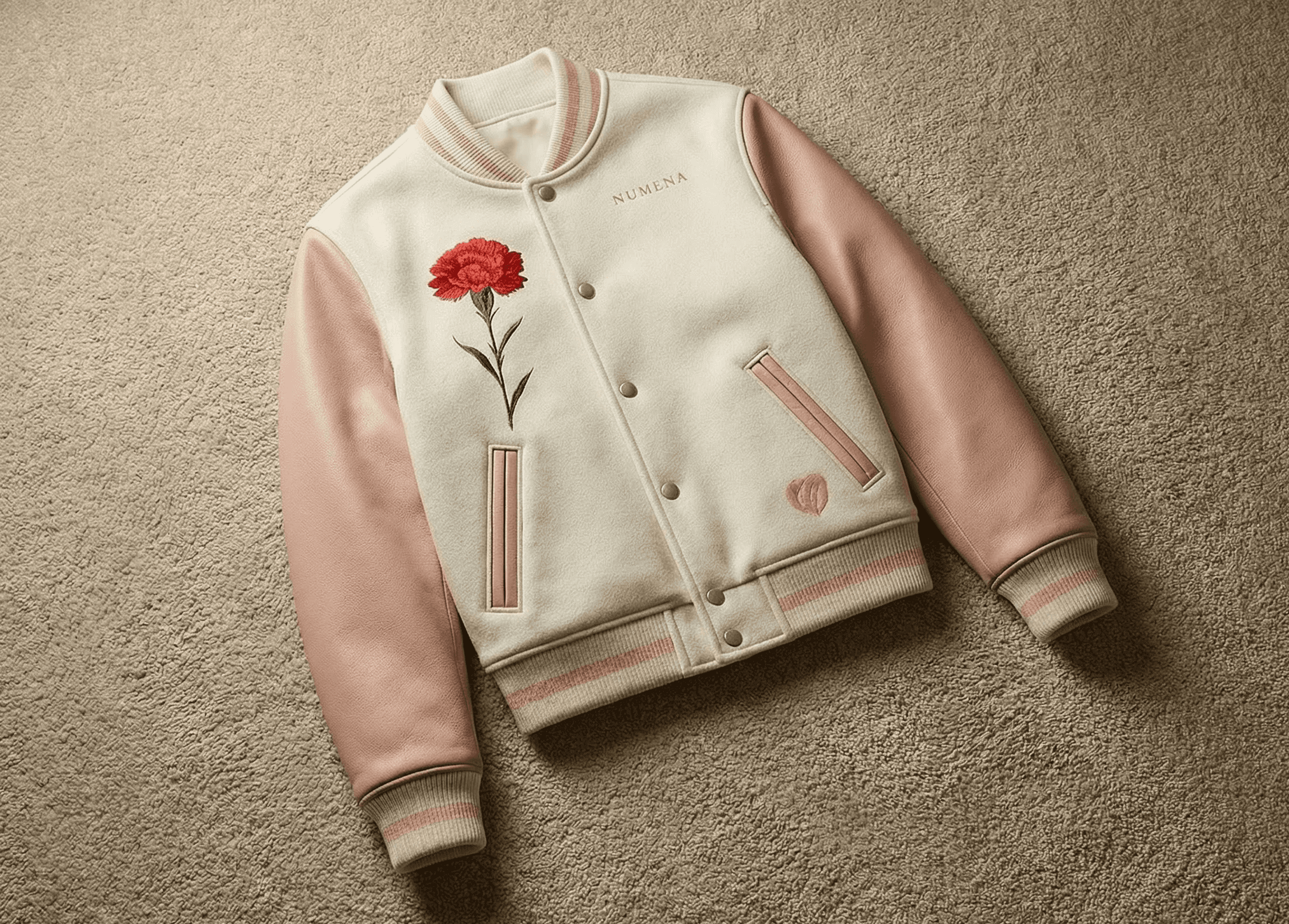 Archive by David Carlo Art Director Aesthetics leather college jacket