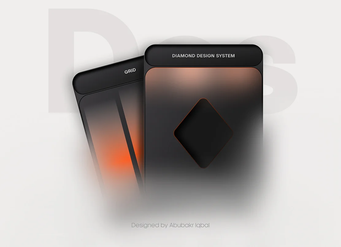 Diamond design kit to design your app, website, saas dashboards quickly 