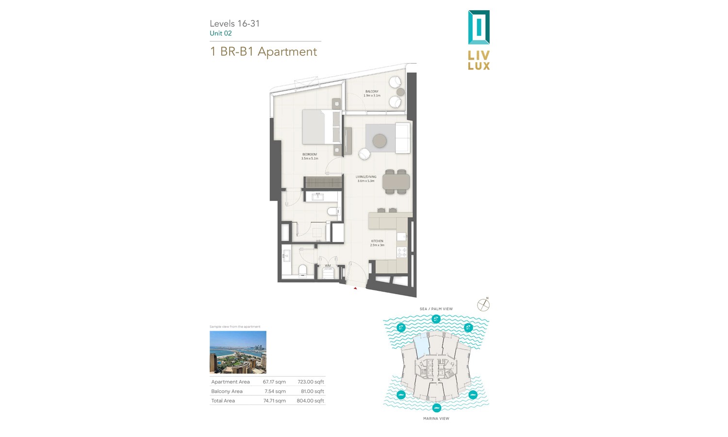 Liv Lux 1-Bedroom