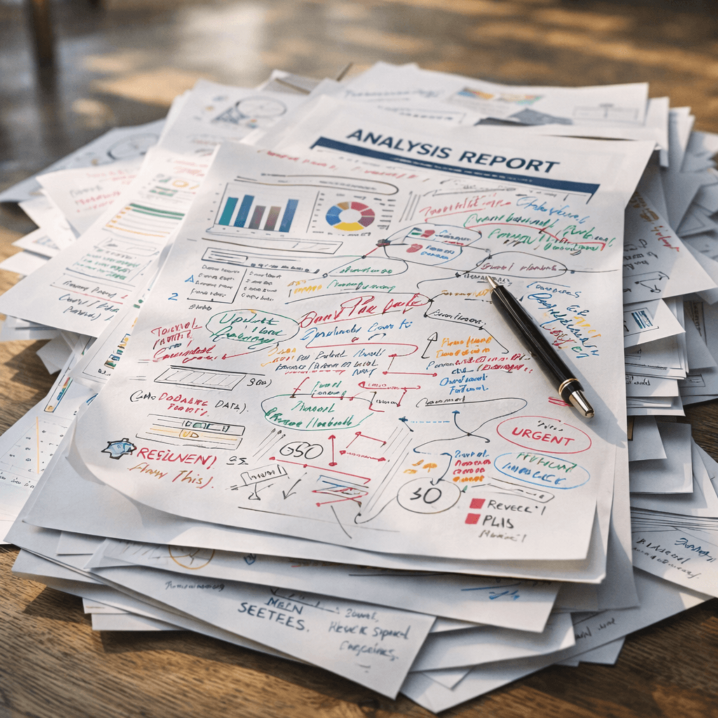 Hand holding vintage instant camera over table