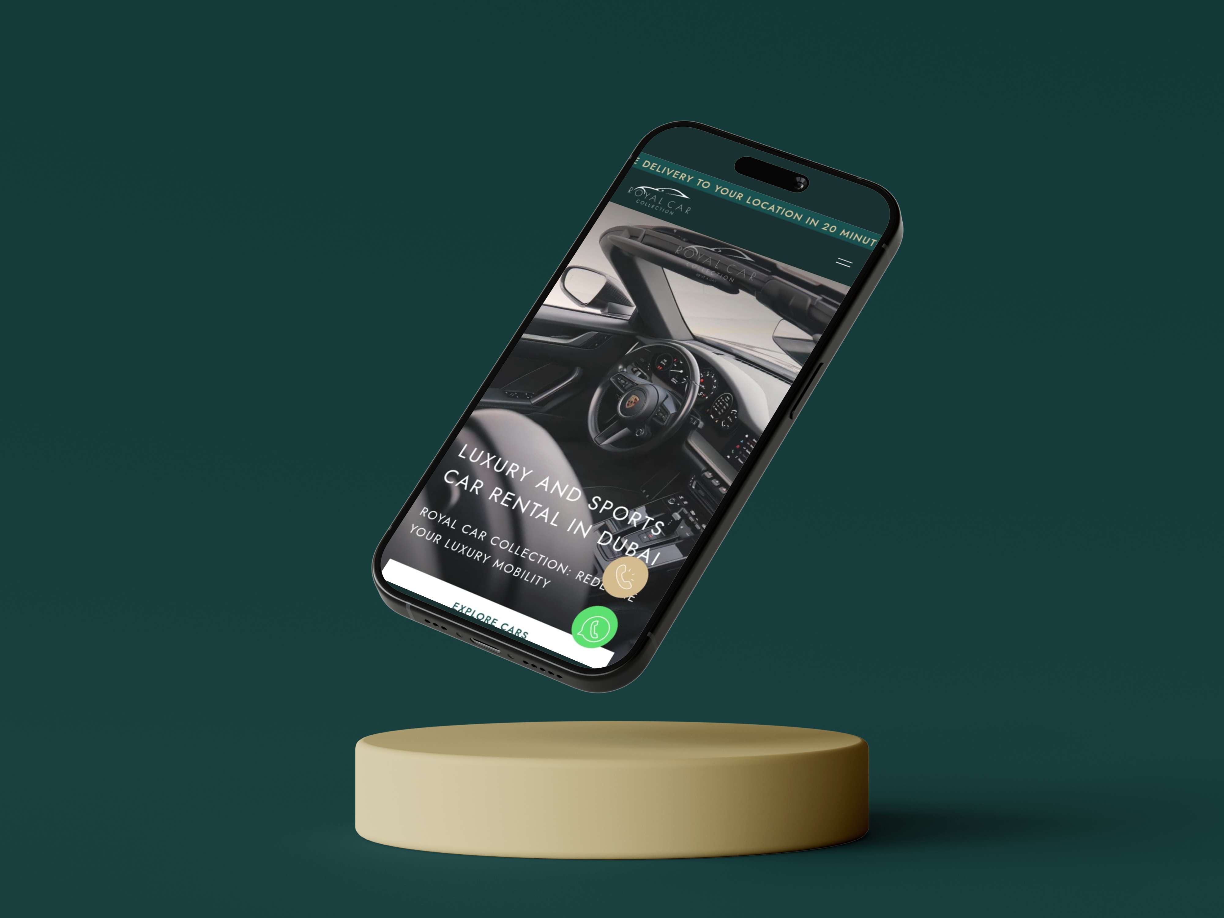 Royal Cars Collection | Luxury Car Rental Website in Dubai