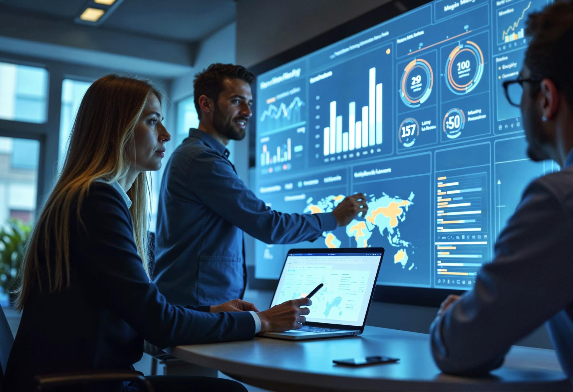 Image is from the blog titled How business intelligence solutions drive enterprise growth