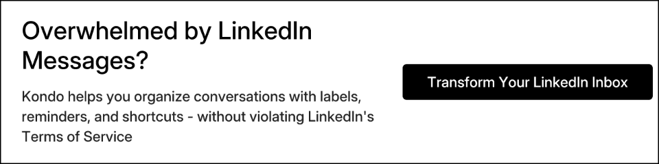 Overwhelmed by LinkedIn Messages?