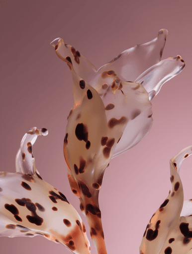 Photo studio close up shot of phone red lips shape