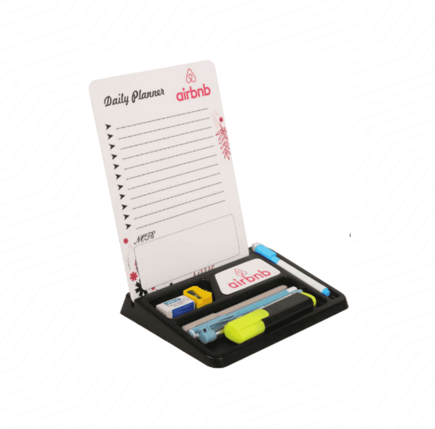 Woman in white red dress