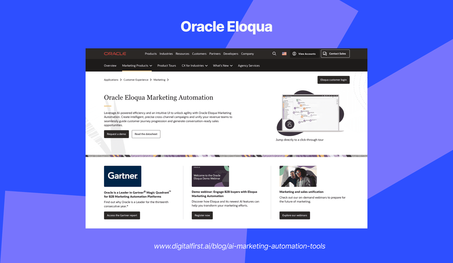 Oracle Eloqua: Enterprise Platforms For Large Organizations