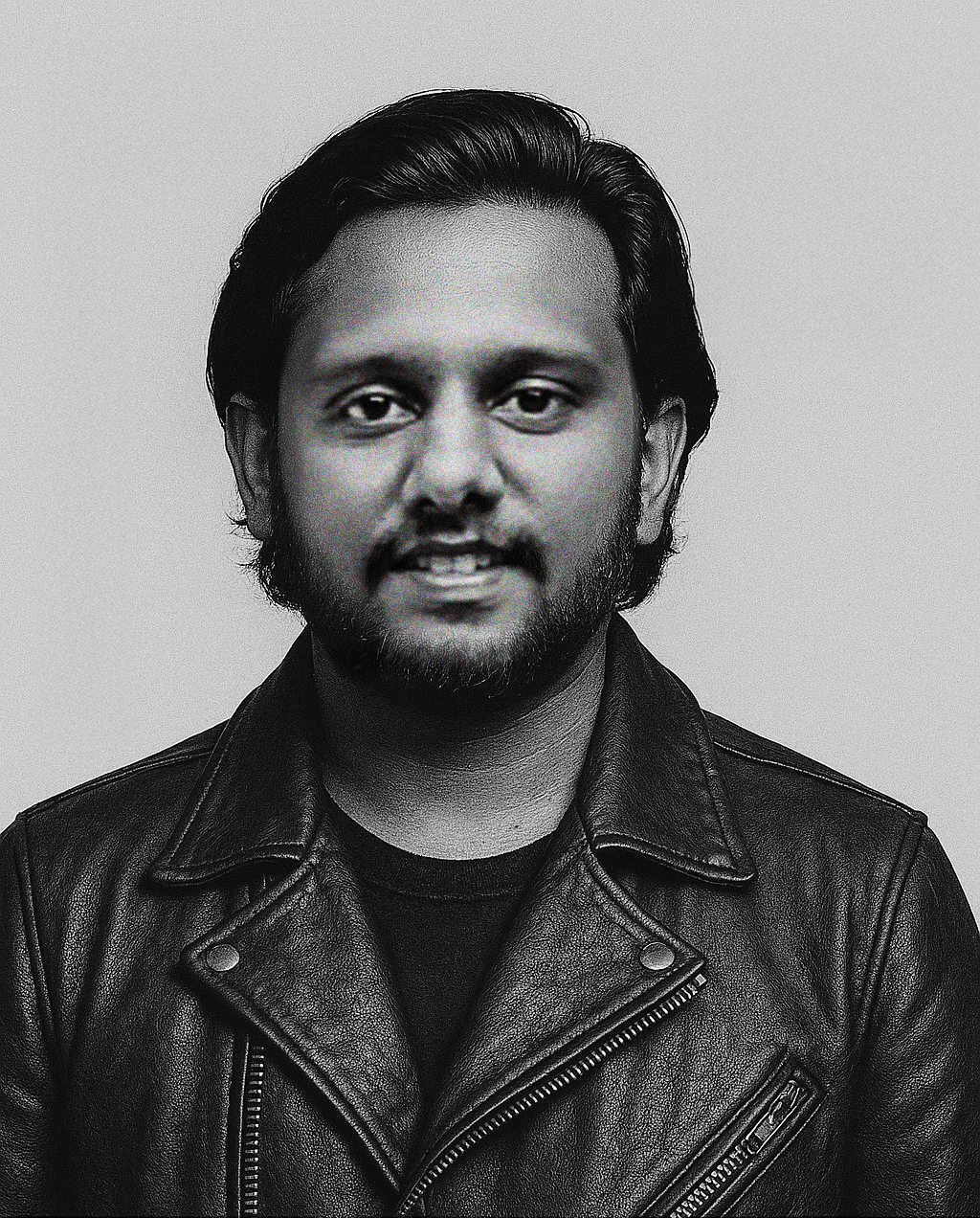 Portrait of portfolio creator – front view