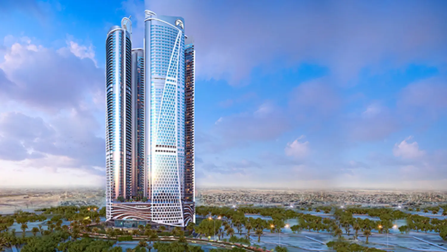 Damac towers Paramount by damac building view