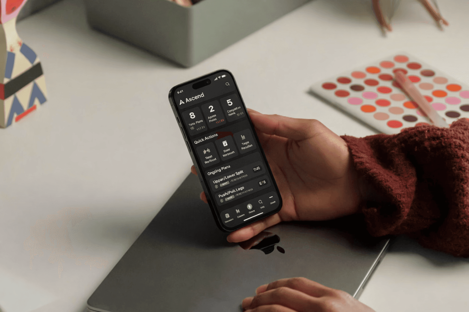 A mockup of Freelio's mobile app