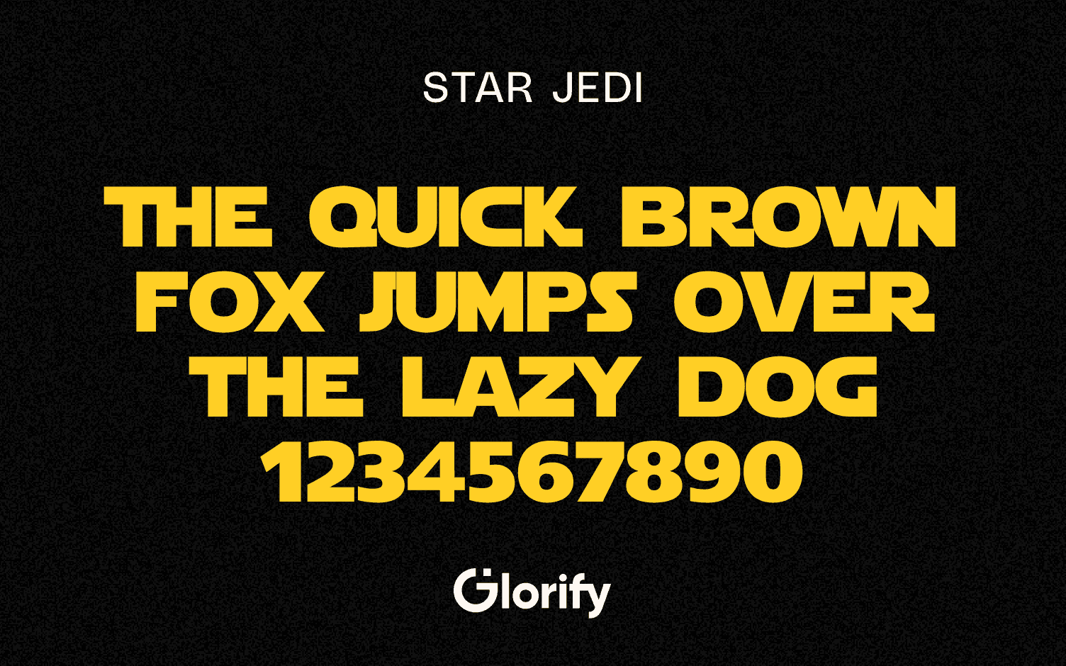 Star Jedi font