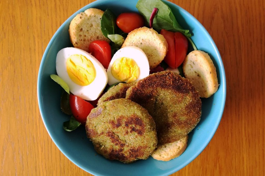 Mini burger di asparagi