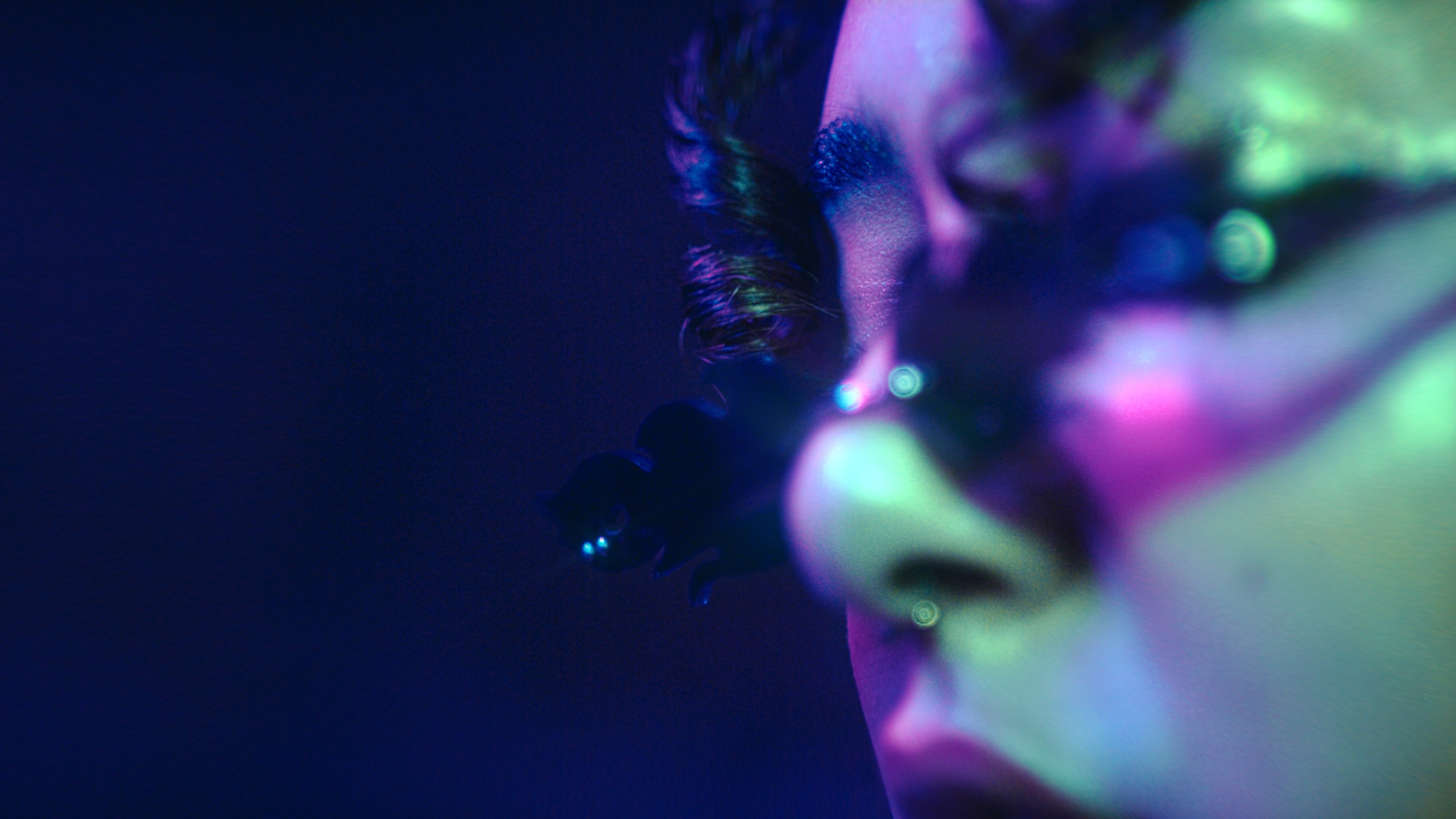 Close-Up von Frau mit Brille