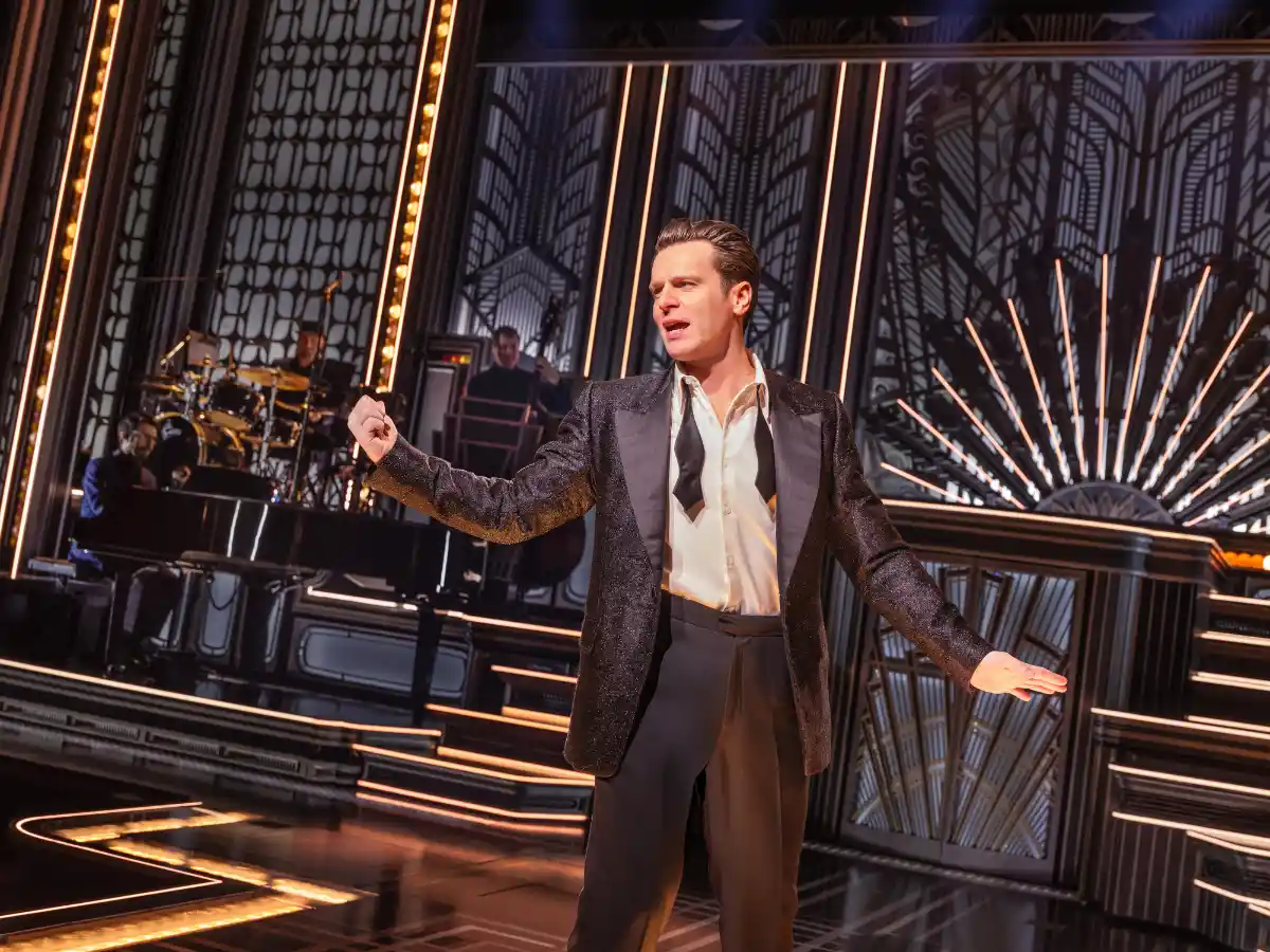 Production photo from Just In Time, the Dean Martin Broadway musical in New York