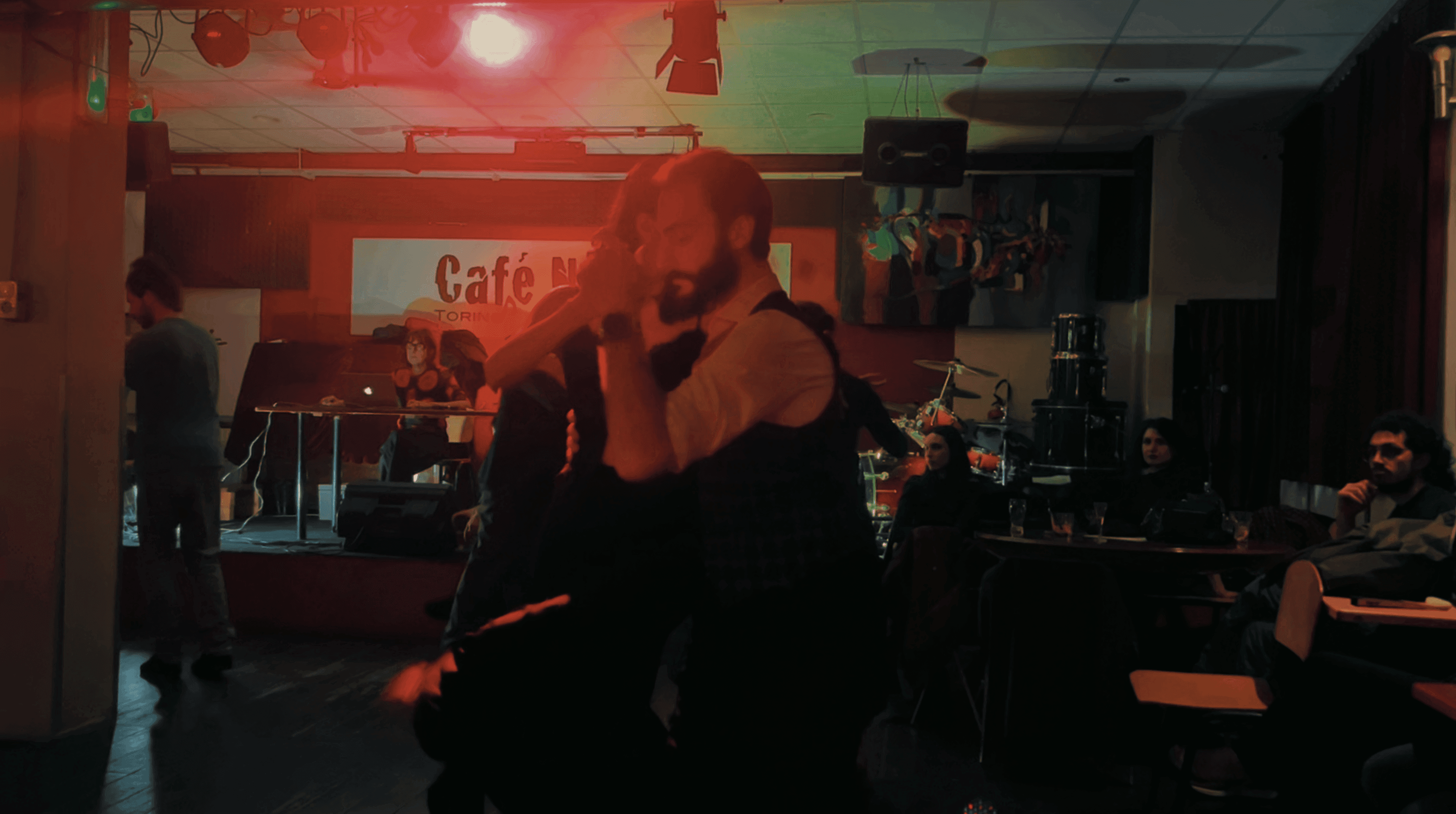 Luminous Nights: A Disco-Inspired Portrait