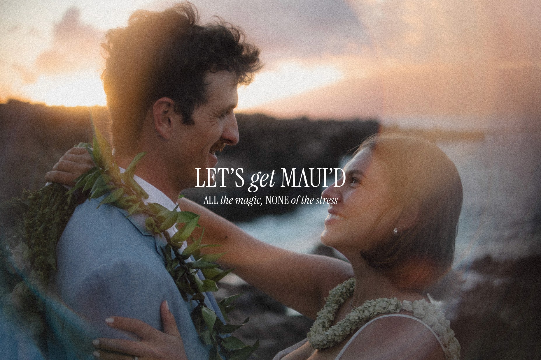 LET'S GET MAUI'D — wedding