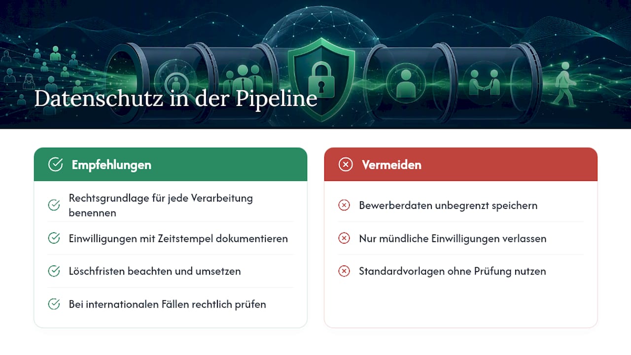 Was müssen Sie beim Datenschutz in der Pipeline beachten? — overview diagram