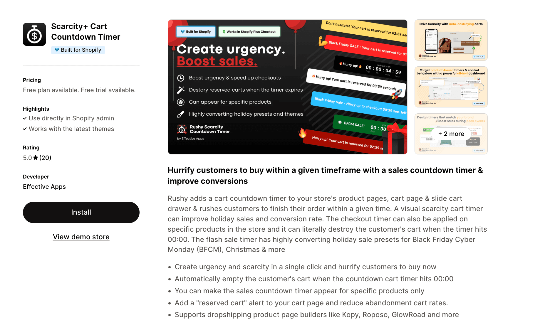 scarcity+ app screenshot