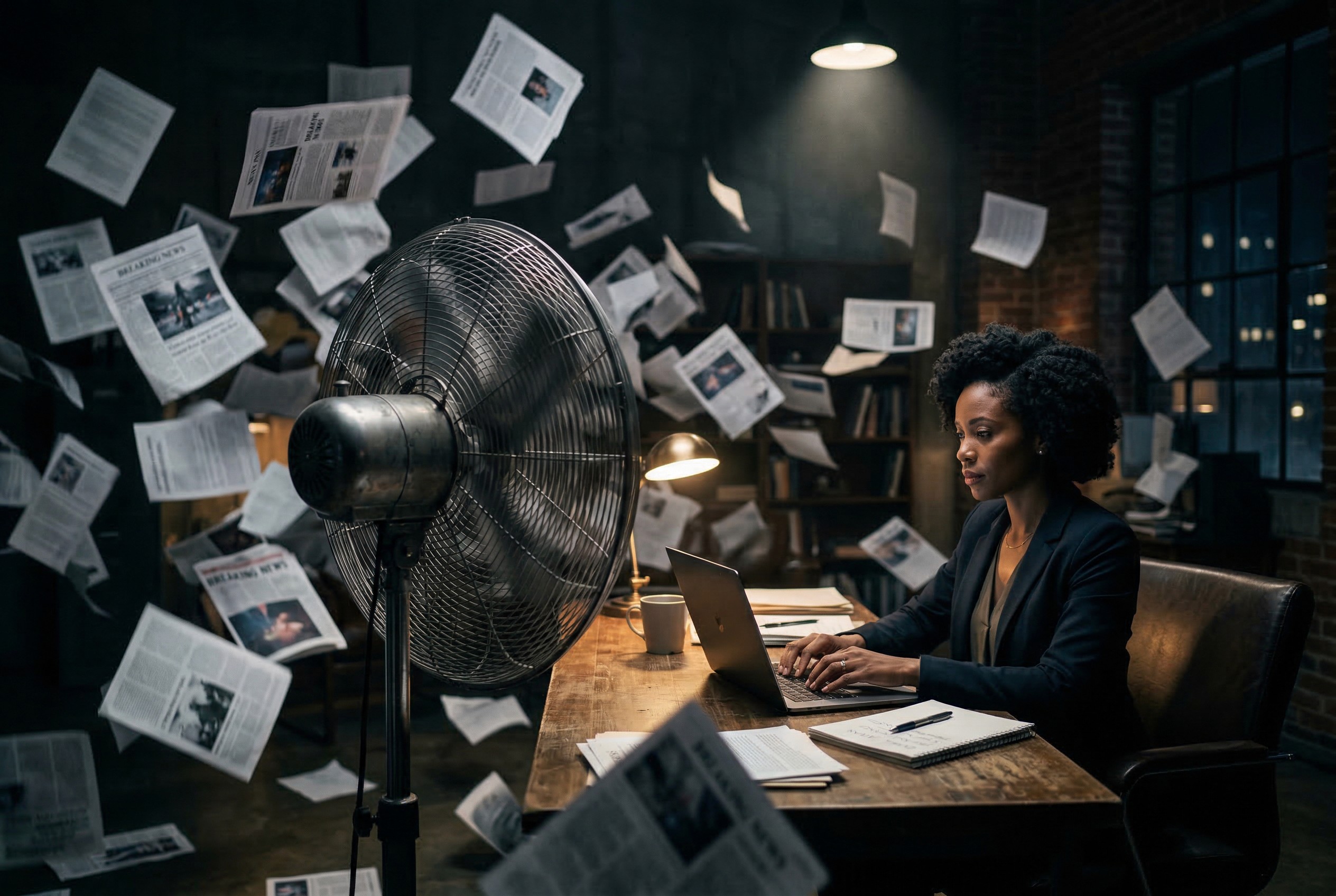 Close-up of lush, dark green leaves, some glossy and wet, against a muted background.