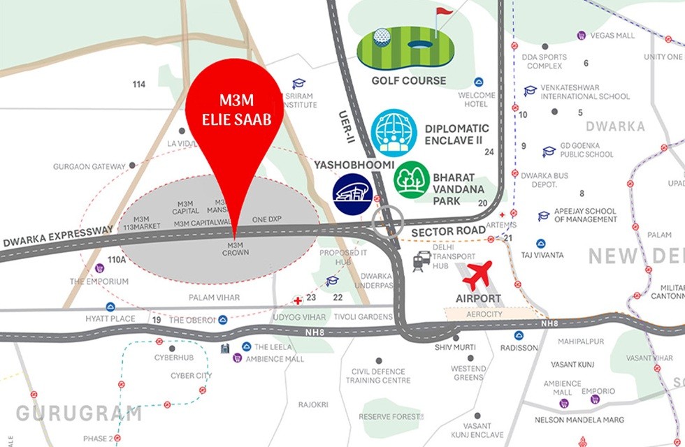 Signature Residences by Elie Saab location map