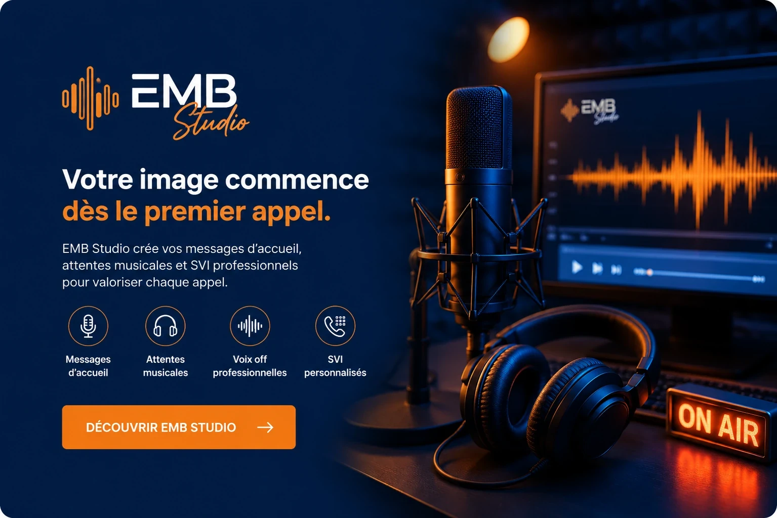Image d'un studio d'enregistrement
