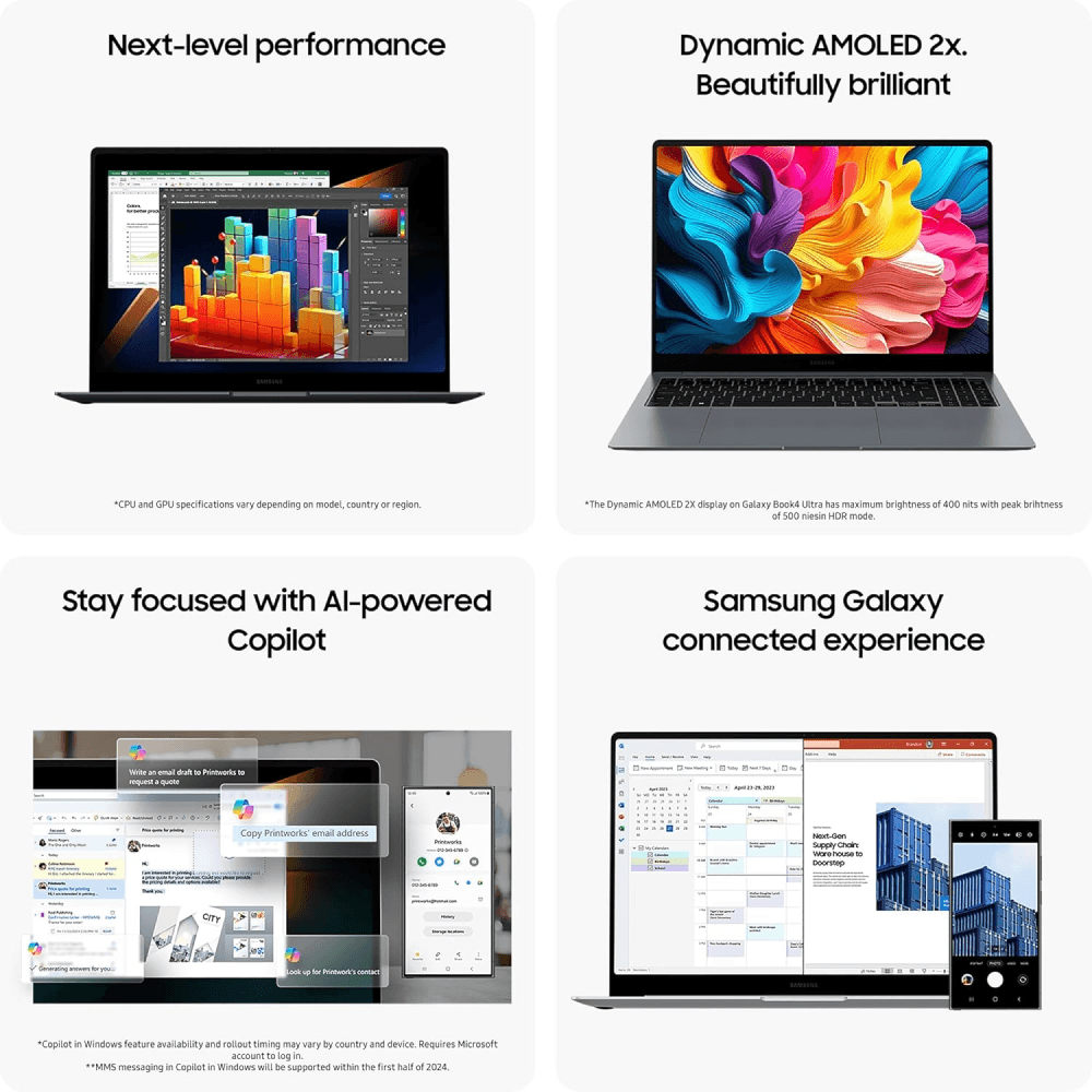 Galaxy Book4 Pro, best student laptop for portability & power