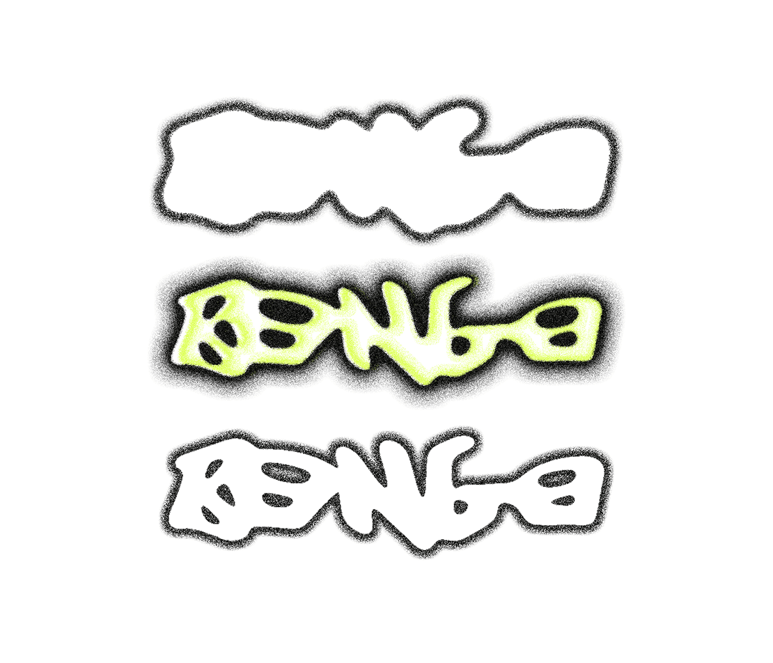 logo experimentation for bongo logo hand designed typography