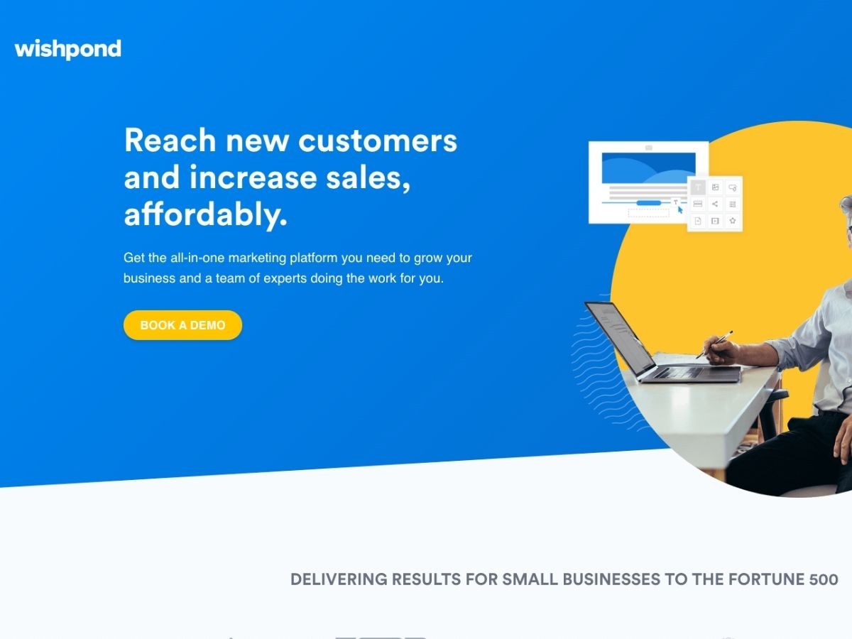 wishpond landing page builders