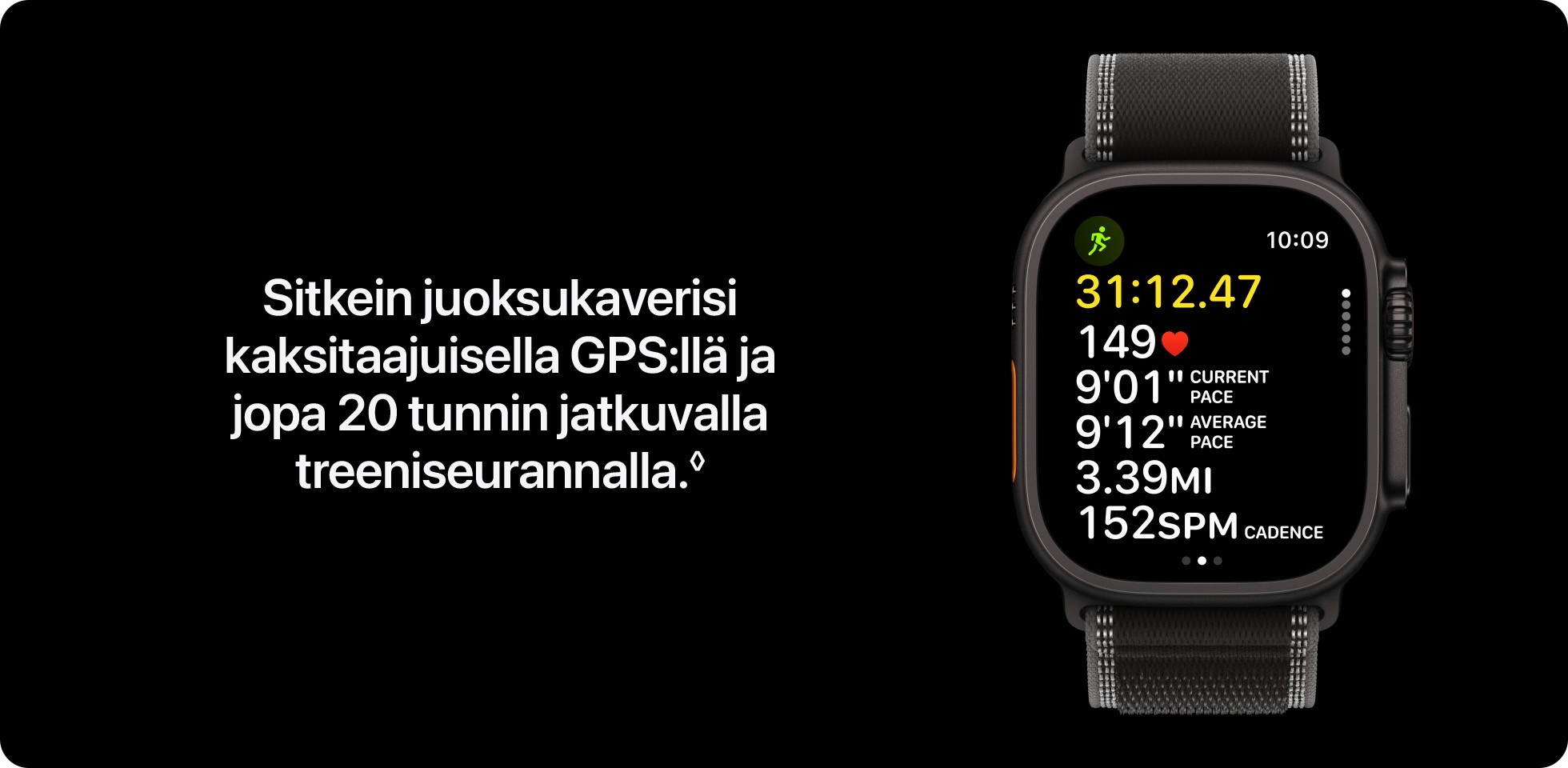 Apple Watch sitkein juoksukaverisi