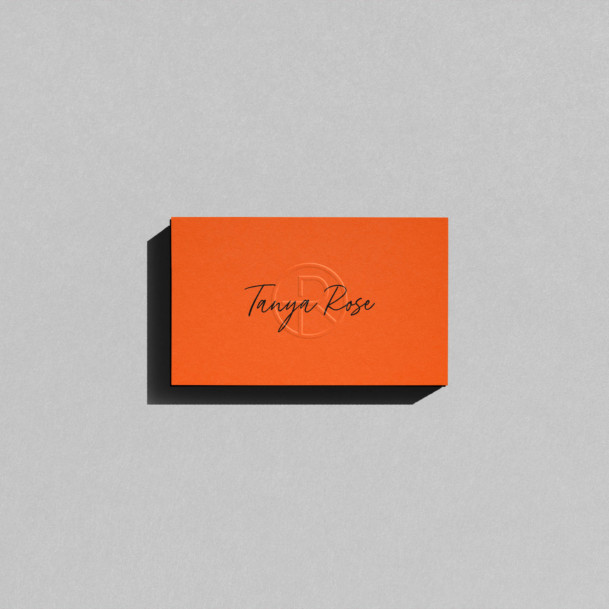 tipota design studio - branding for travel secrets wisdom for fellow travellers hosted by tanya rose. Business card 