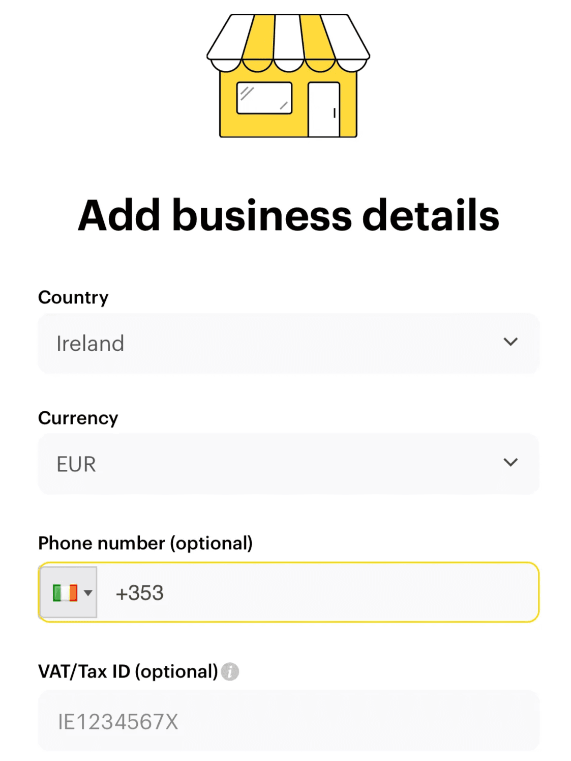 add business details on snapchat