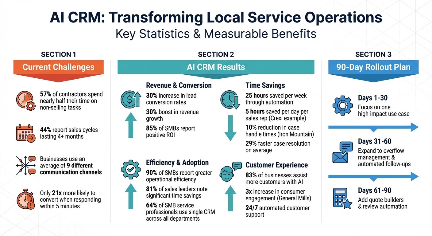 AI CRM Benefits for Local Service Businesses: Key Statistics and ROI