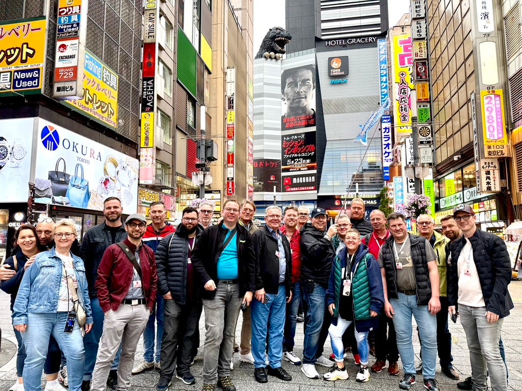 Reisegruppe der Japan-Fachexkursion 2025 in Tokio