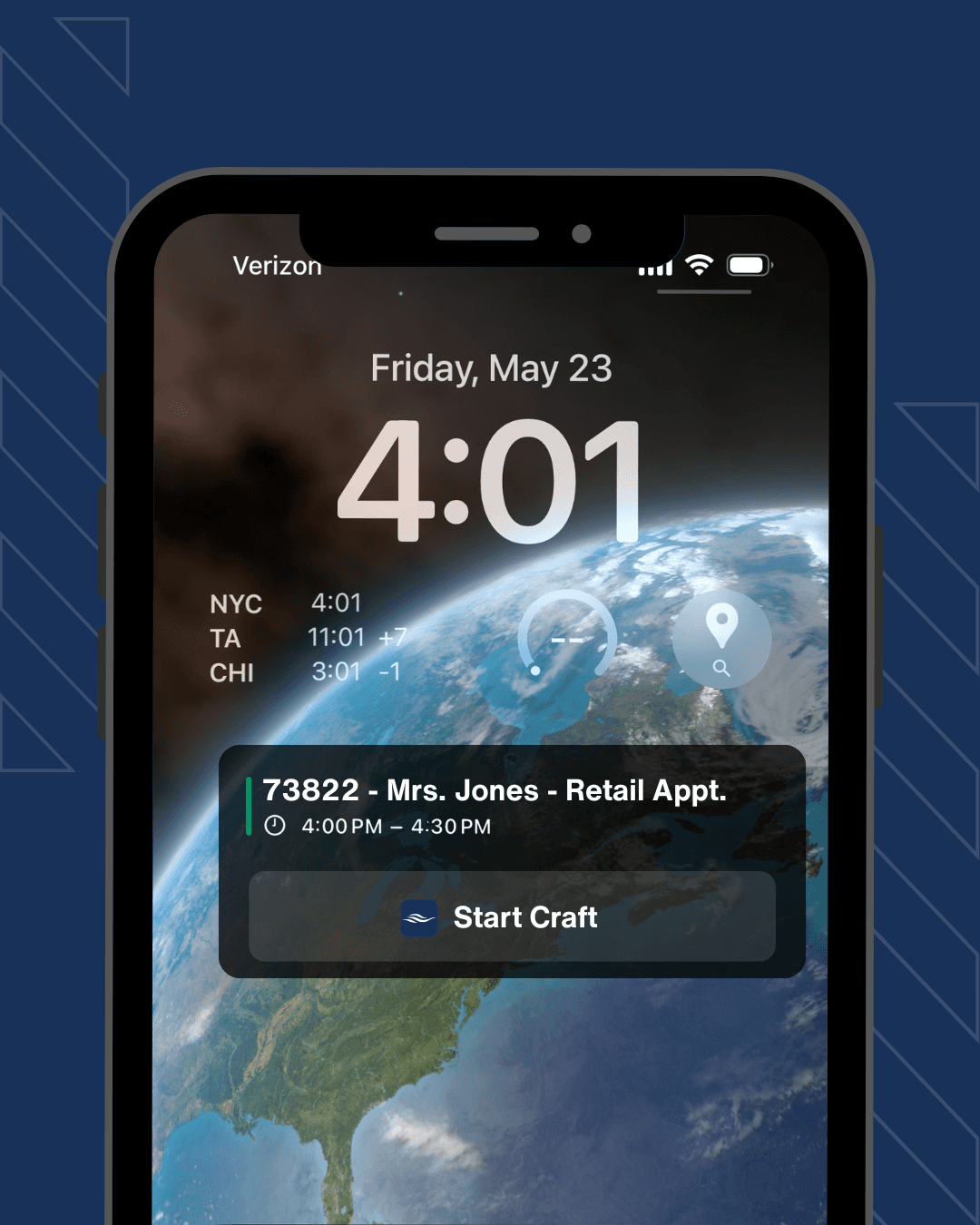 Craft Field Rep Mobile Interface