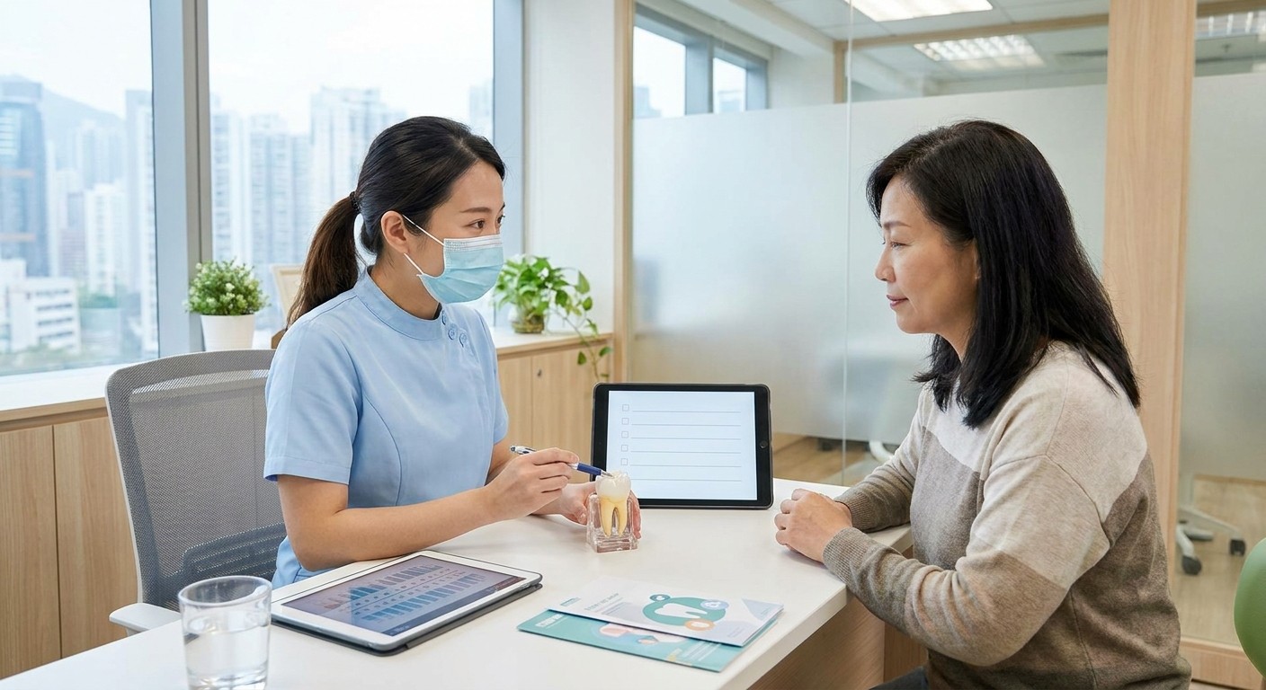 Black triangle treatment assessment