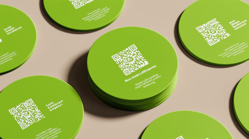 Two men discuss a project while standing at a laptop in an office.