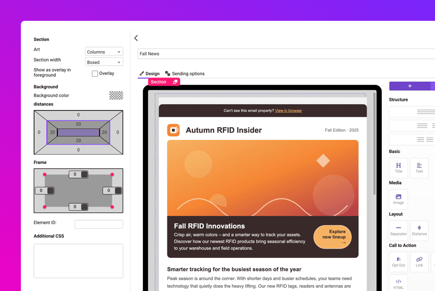 CRM System with Bulk Mail Features