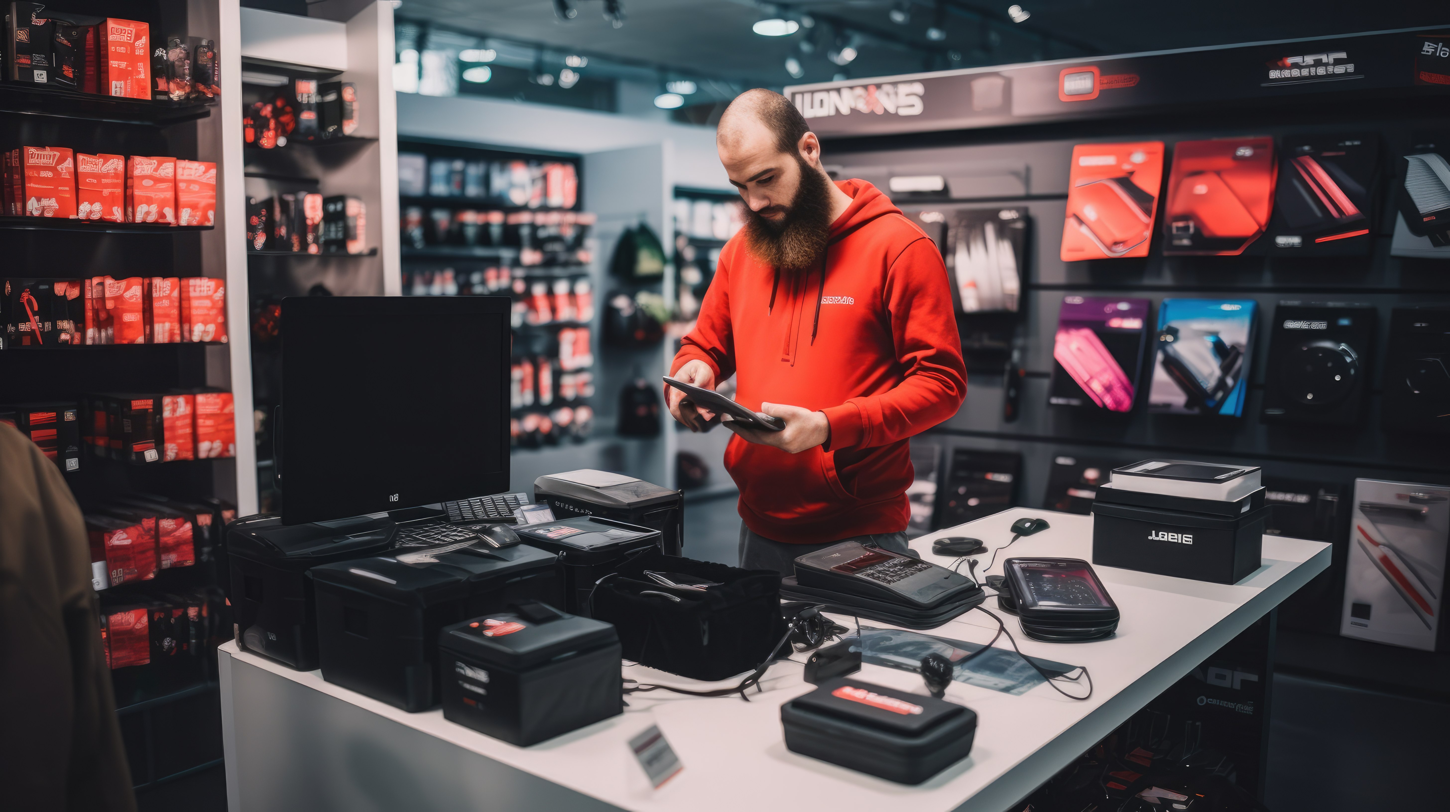 Electronics Store Counter