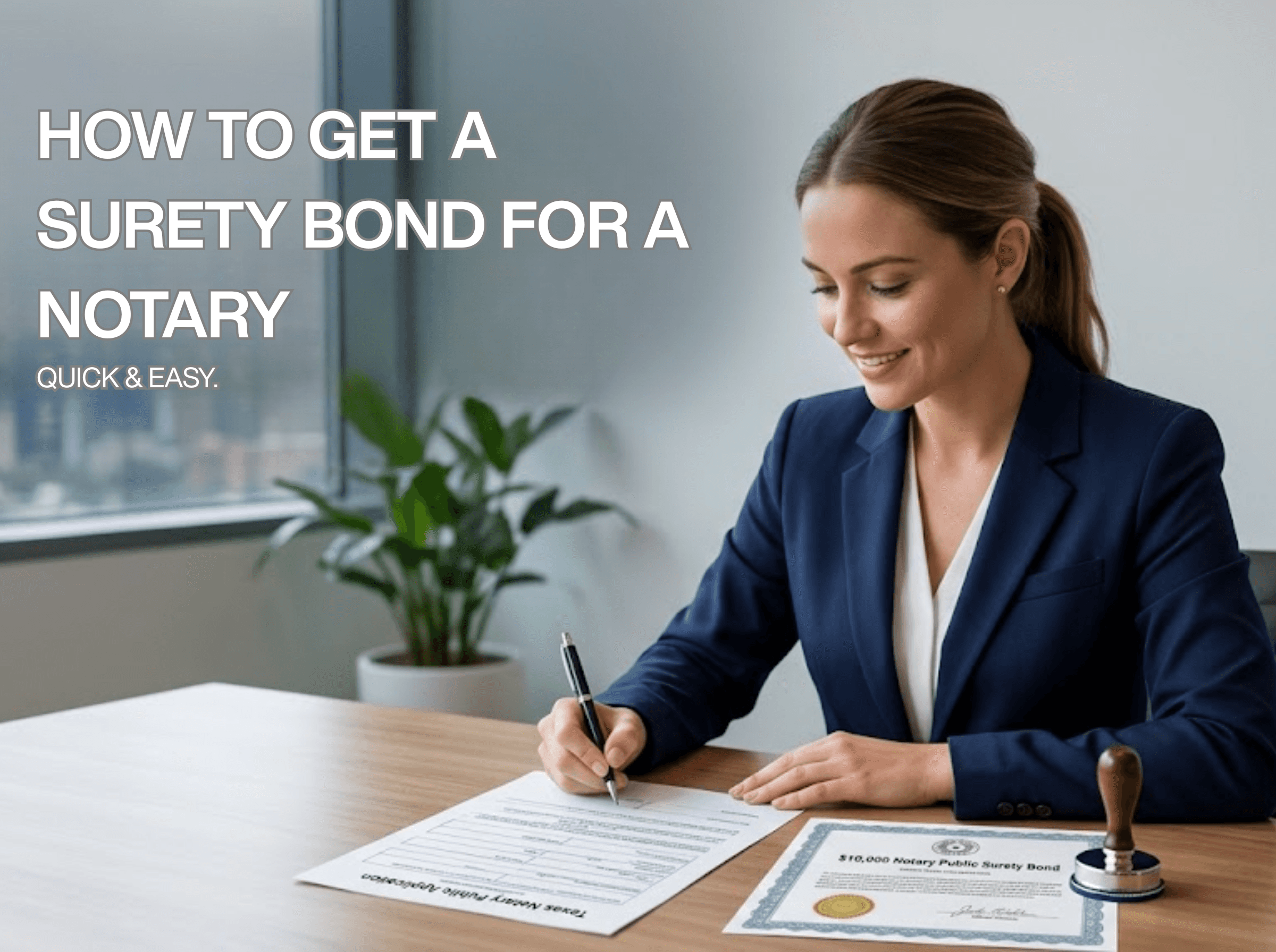 How to get a surety bond for a notary