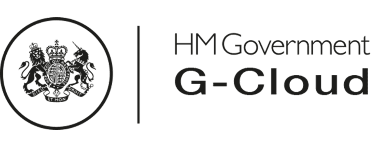 HMGovernment G Cloud Supplier logo confirming we are part of G-cloud