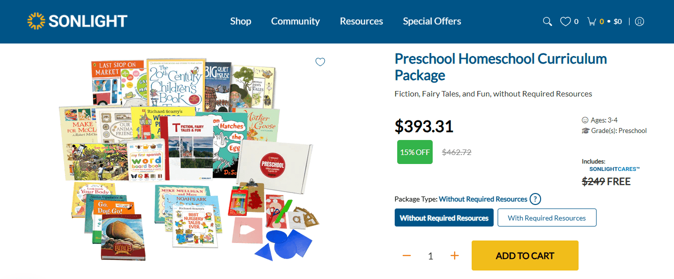 Sonlight Curriculum (Discussion-Based Literature)