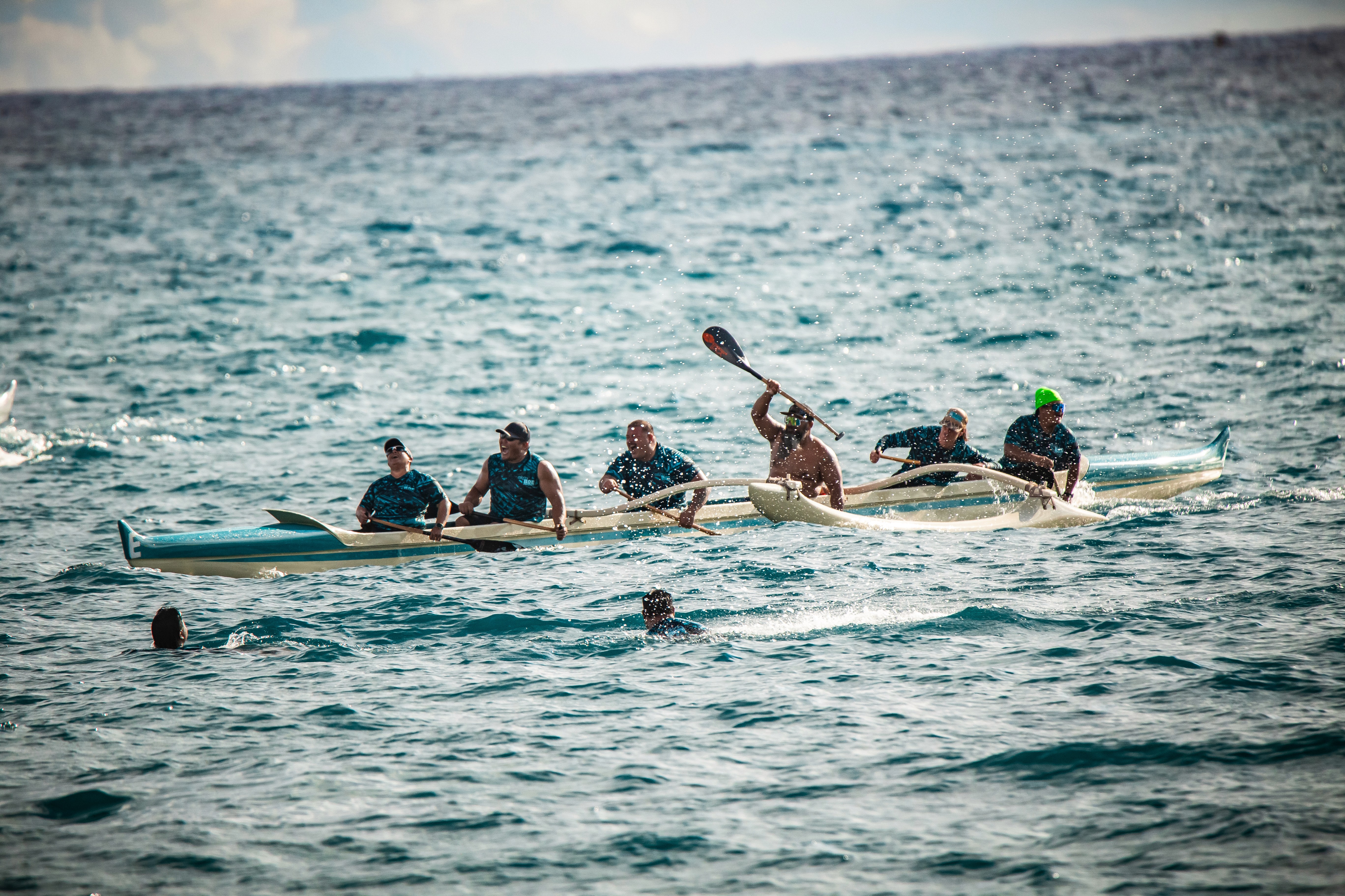 A man doing surf stunt