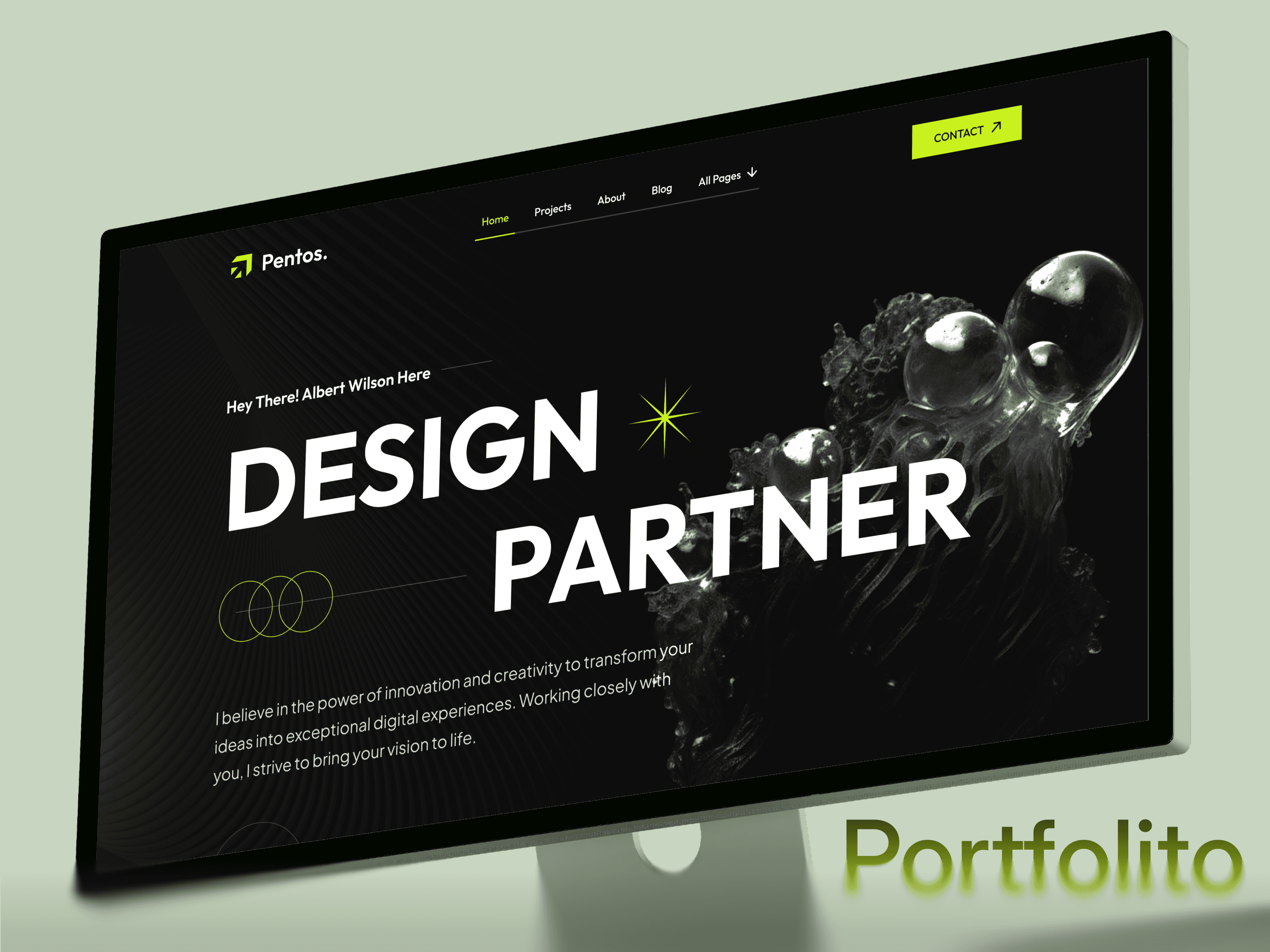 framer personal portfolio template
