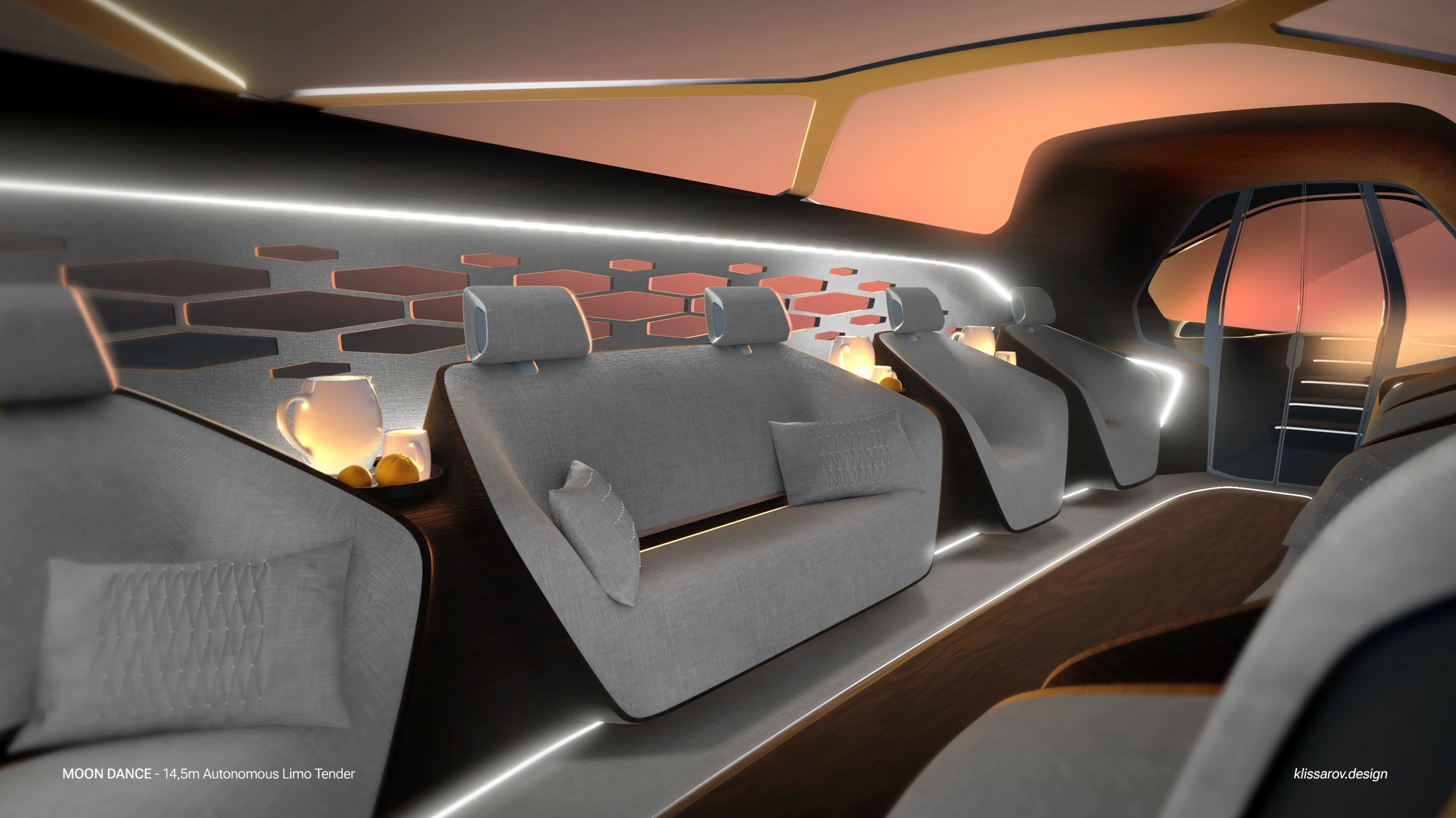 FInal interior design with morning ambaince