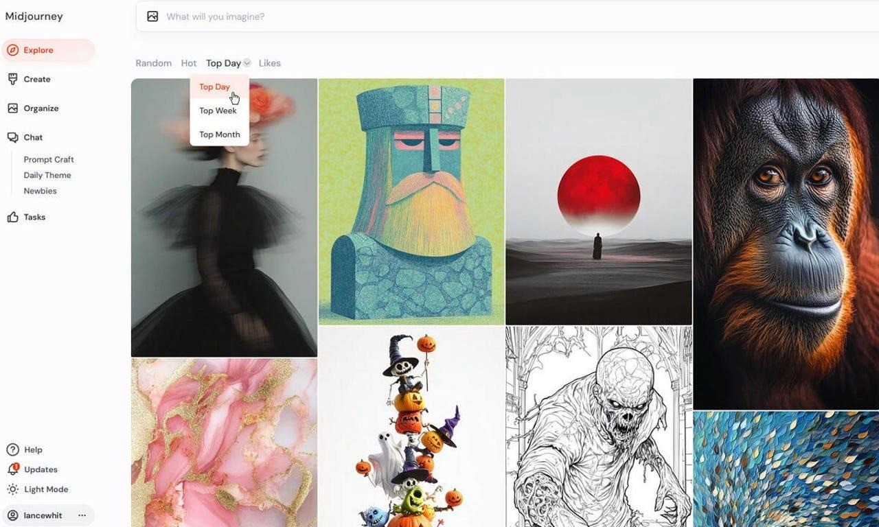 How to use Midjourney's website to generate amazing images with AI | ZDNET